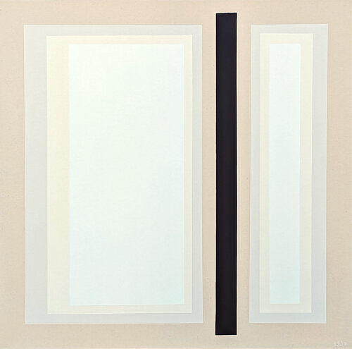 "I’m Not Trying to Forget I’m Trying to Move On" Contemporary Neutral Abstract Holland Geibel