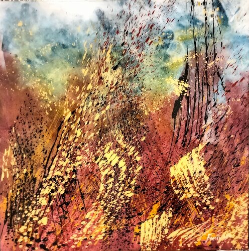 Tra i fili d'erba by Ezio francescotti, Painting for Sale on Singulart