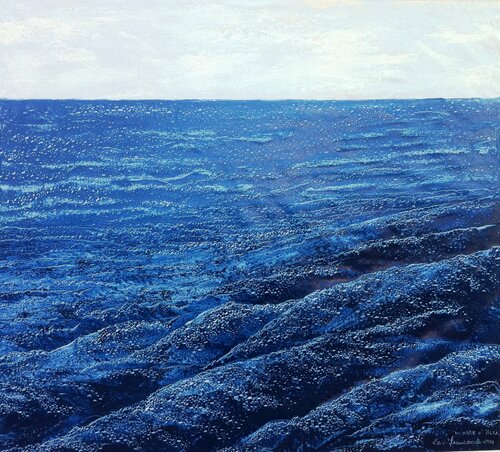 Il mare è blu von Ezio francescotti, Malerei kaufen auf Singulart