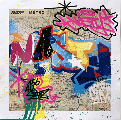 Subway print #3 by . NASTY, Work on Paper for Sale on Singulart