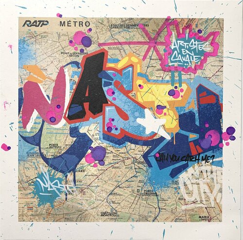 Subway print #5 by . NASTY, Work on Paper for Sale on Singulart