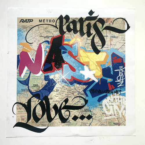 Subway print #6 by . NASTY, Work on Paper for Sale on Singulart