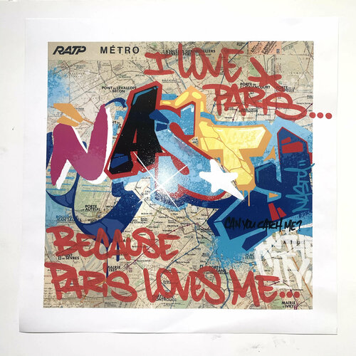 Subway print #9 by . NASTY, Work on Paper for Sale on Singulart