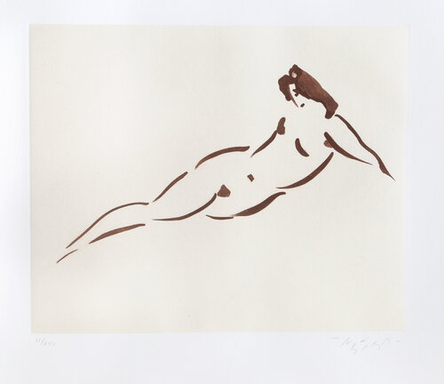 Leda and the Swan - 9 (Sepia) de Reuben Nakian, Impresión a la venta en Singulart