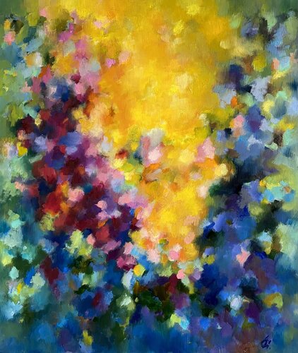 Color Gravitation von Junija (Yuna) Galejeva, Malerei kaufen auf Singulart