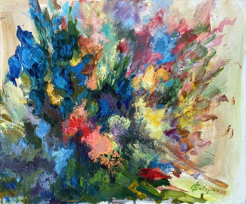 Bouquet von Junija (Yuna) Galejeva, Malerei kaufen auf Singulart