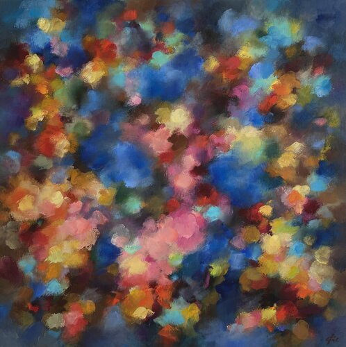 Summer Jazz 2 by Junija (Yuna) Galejeva, Painting for Sale on Singulart