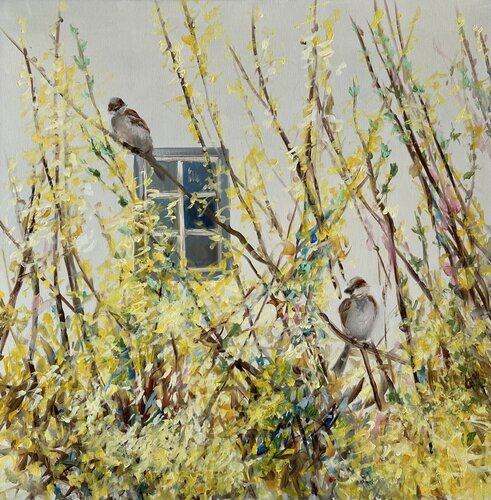 In Spring With Love von Junija (Yuna) Galejeva, Malerei kaufen auf Singulart