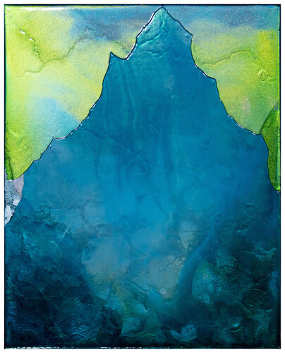 Futurescape 3-20-23  (Glacier Study) von Terry Suprean, Malerei kaufen auf Singulart