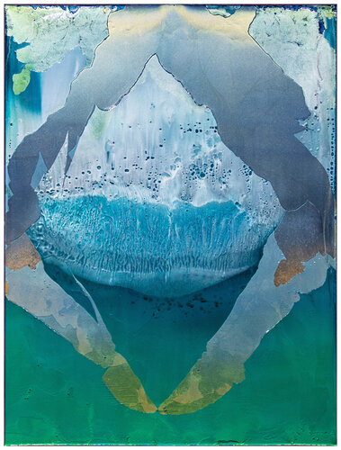 Futurescape 5-10-23  (Glacier Study) von Terry Suprean, Malerei kaufen auf Singulart