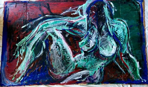 Studio di figura femminile von Luca Tassone, Malerei kaufen auf Singulart