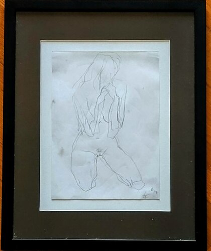 Donna triste di Luca Tassone, Disegno in vendita su Singulart