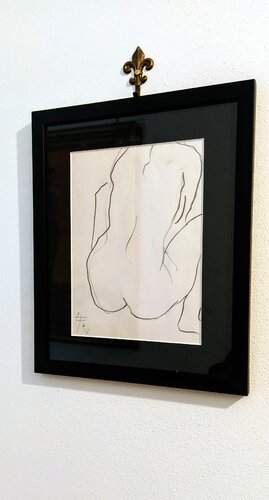 Figura di spalle de Luca Tassone, Dibujo a la venta en Singulart