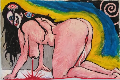 Femmine un giorno, madri per sempre van Luca Tassone, Schilderij te koop op Singulart