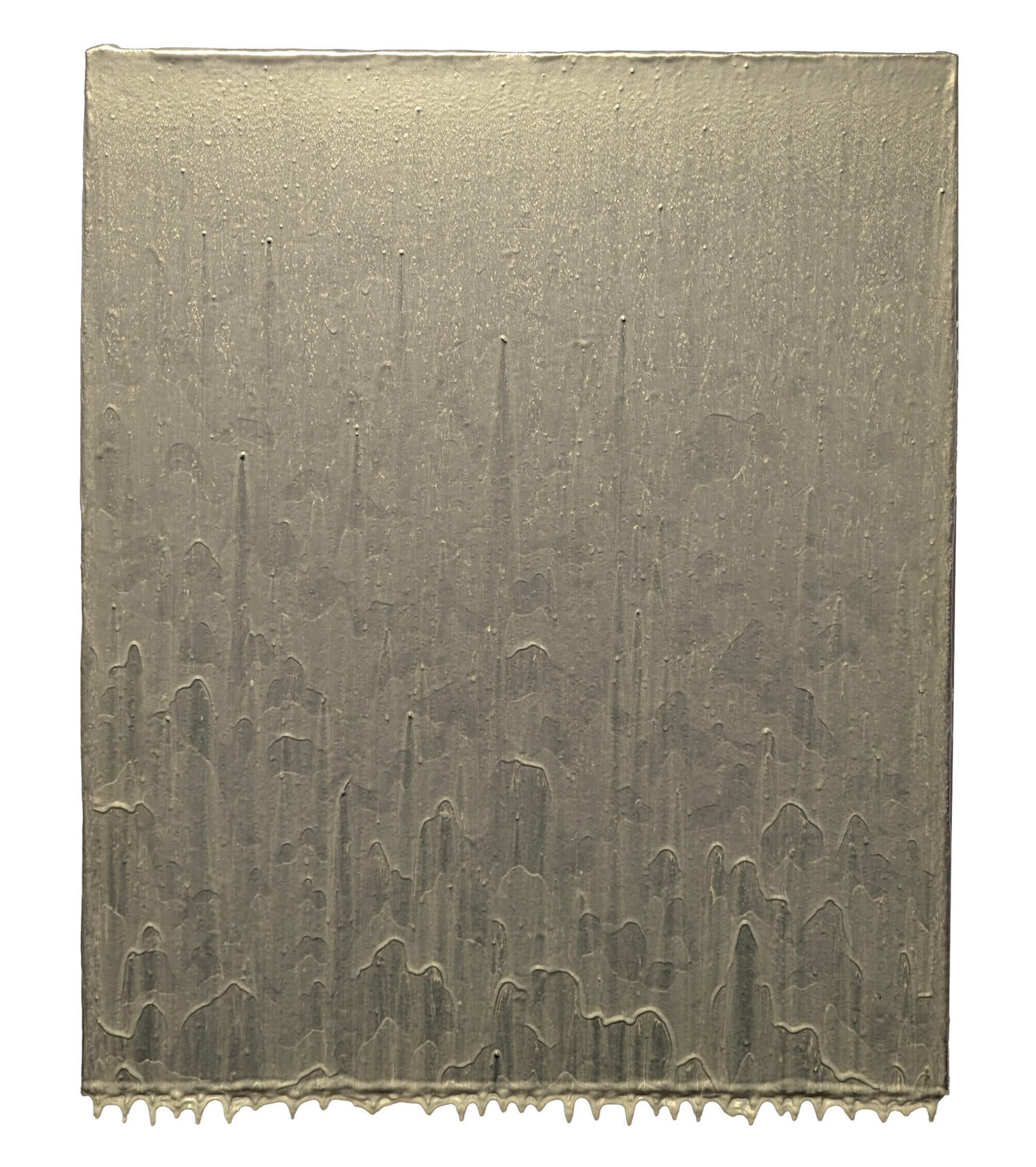 “Proposition 341” Contemporary Gold & Cream Tone Three Dimensional Drip Painting Joseph Cohen Originalgemälde zu verkaufen