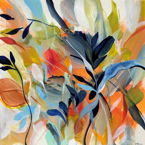 Summer Sings VIII van Jennifer J L Jones, Schilderij te koop op Singulart