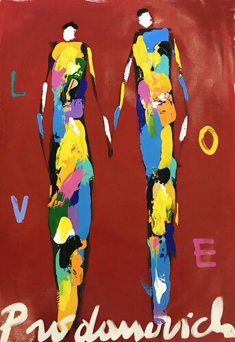 Red Love di Vladimir Prodanovich, Altri media in vendita su Singulart