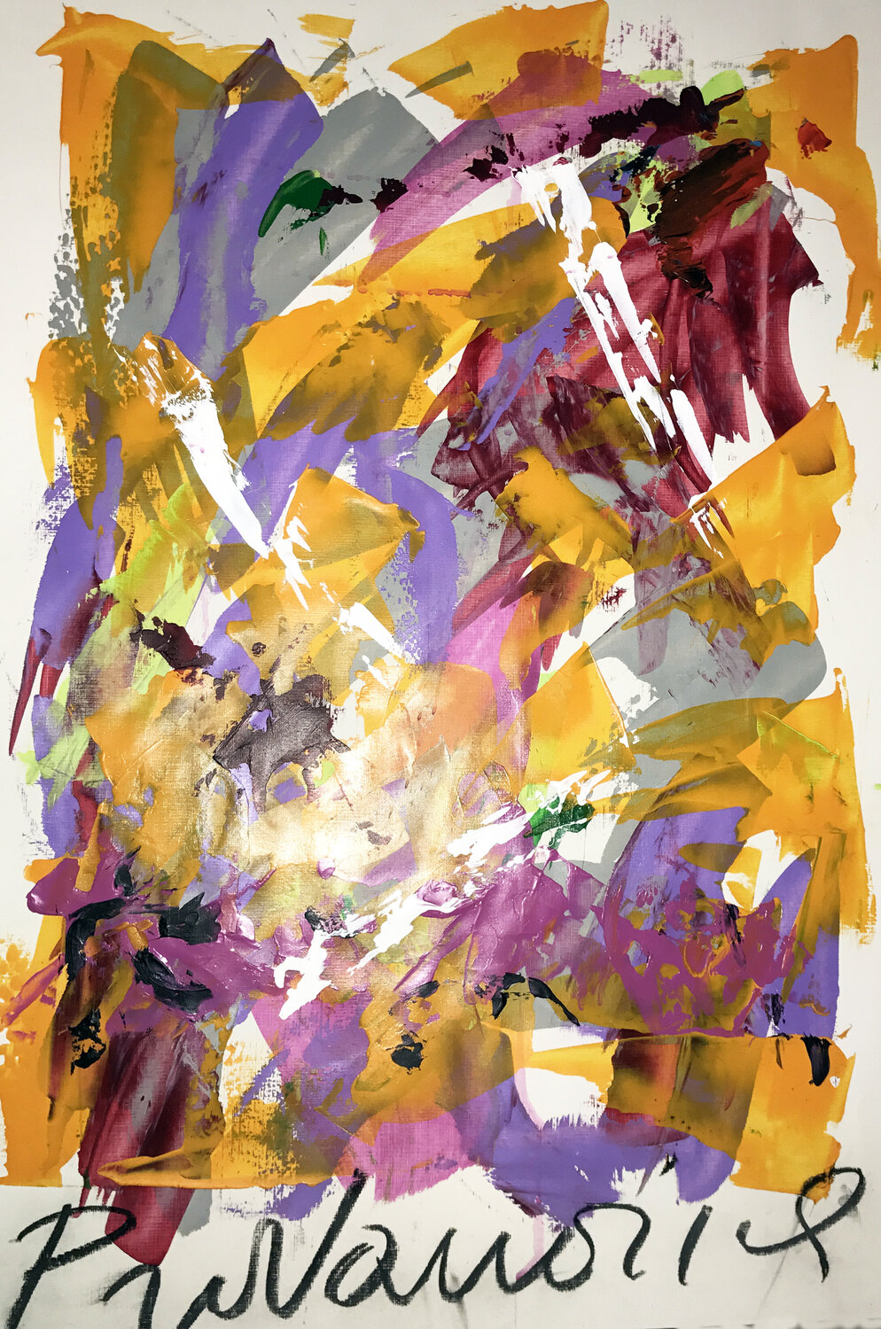 Tangerine Dreams Vladimir Prodanovich Originalgemälde zu verkaufen