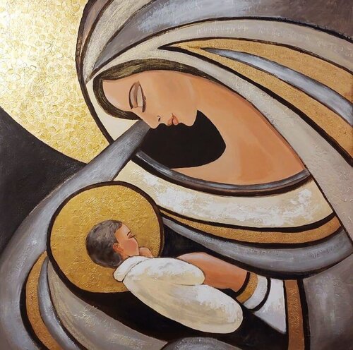 "Madonna" by Nataliia Svitlychna, 회화 for Sale on Singulart