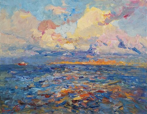"Kerch. Kamysh-Burun Bay" par Oleksandr Khrapachov, Peinture en vente sur Singulart