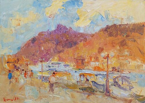 "In Balaklava" von Oleksandr Khrapachov, Malerei kaufen auf Singulart