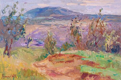 "Mountain Motif" von Oleksandr Khrapachov, Malerei kaufen auf Singulart