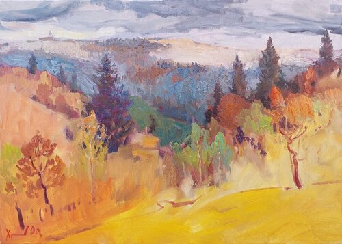 "Izki" van Oleksandr Khrapachov, Schilderij te koop op Singulart
