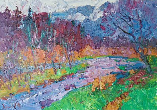 "It’s Raining" by Oleksandr Khrapachov, 회화 for Sale on Singulart