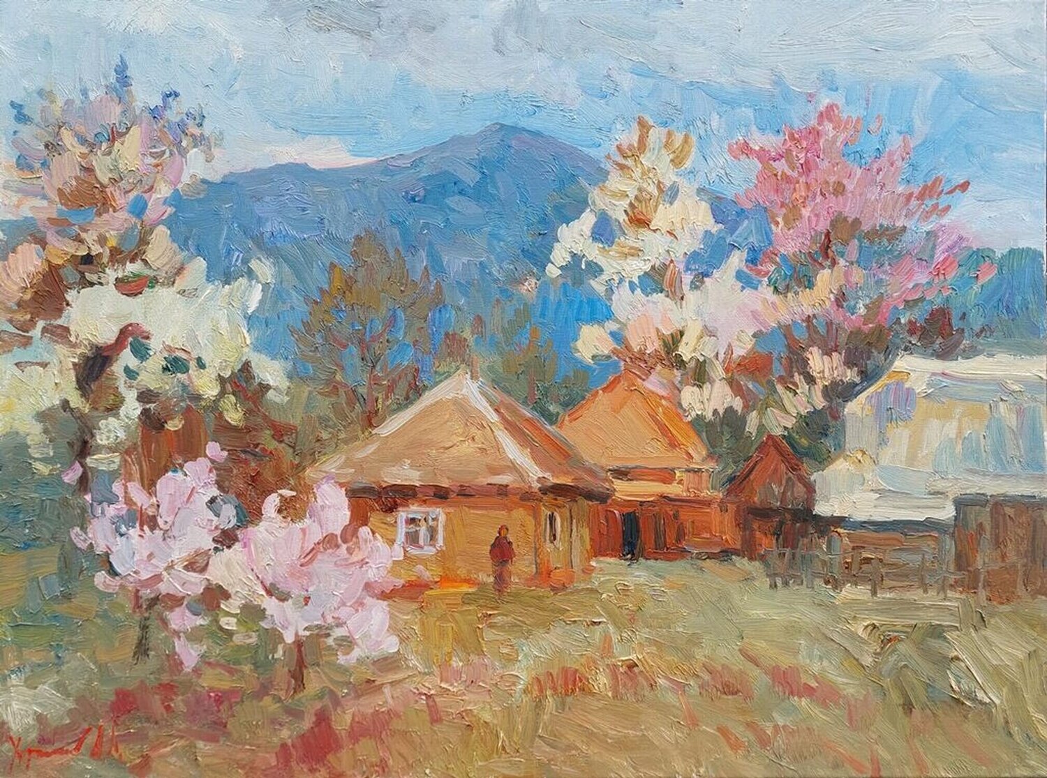 "Spring in the mountains" Oleksandr Khrapachov