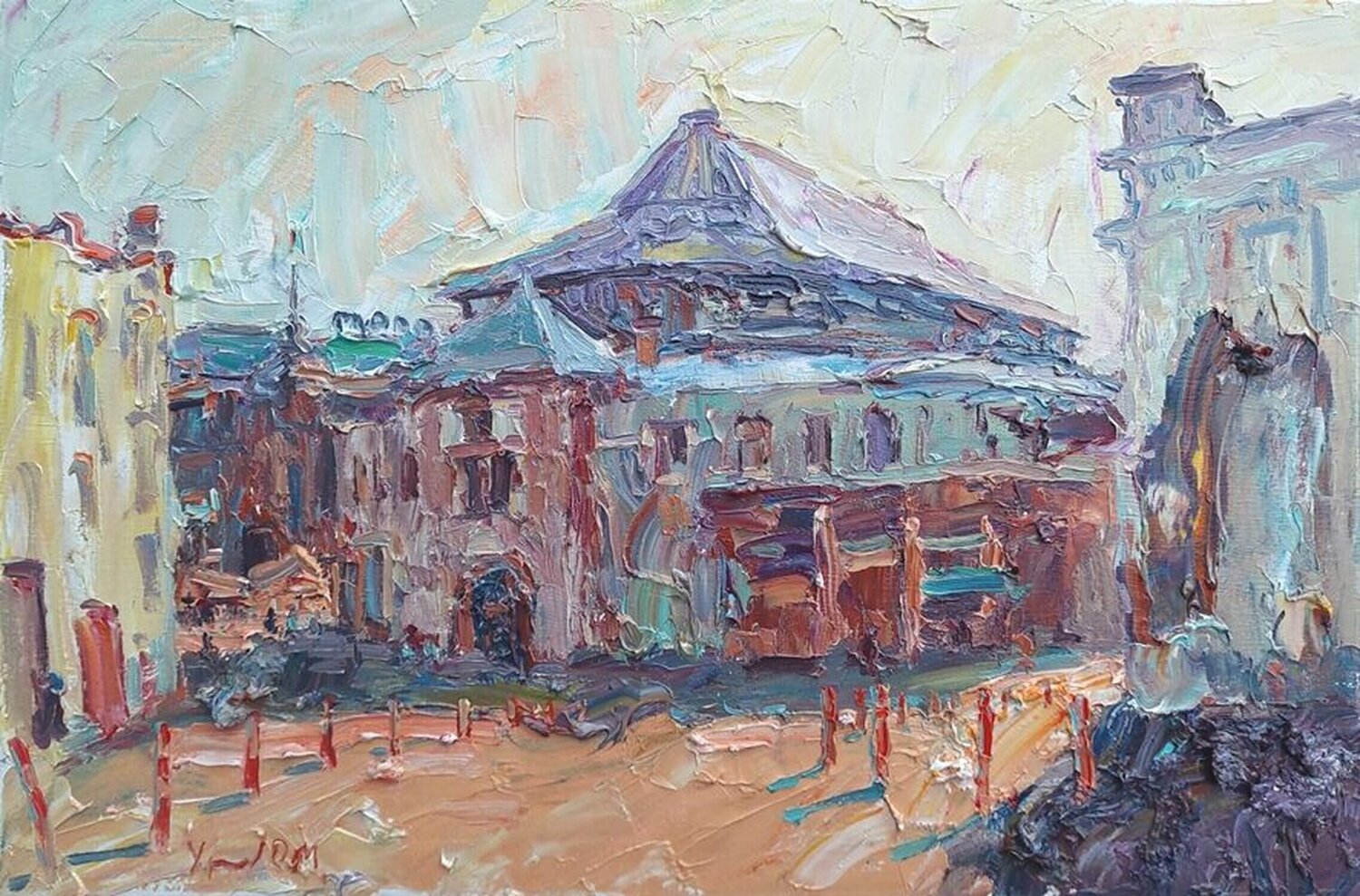 "Bessarabka" Oleksandr Khrapachov Origineel schilderij te koop