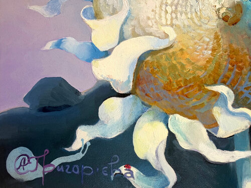 "Ukrainian night" par Anastasiia Grygorieva, Peinture en vente sur Singulart