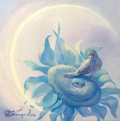 "Sunflower Night" by Anastasiia Grygorieva, Painting for Sale on Singulart