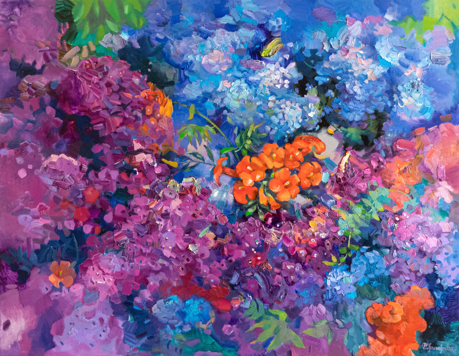 "Between Beauty and Life" Anastasiia Grygorieva Originalgemälde zu verkaufen