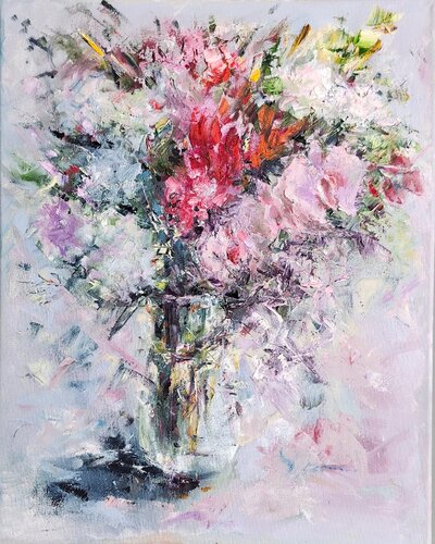 "Light Through Flowers" de Alexandra Laskina, Pintura a la venta en Singulart