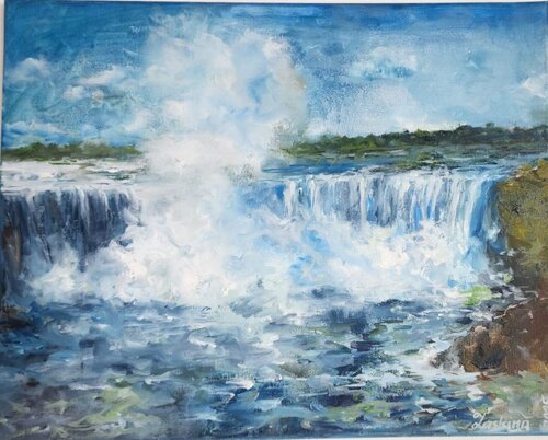 "My Niagara Dream" di Alexandra Laskina, Pittura in vendita su Singulart