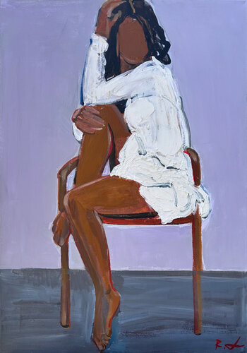 "A moment of solitude" par Roman Dub, Peinture en vente sur Singulart