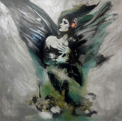 Chloe twirls in a dance van Dariusz Witold Mierzwa, Schilderij te koop op Singulart