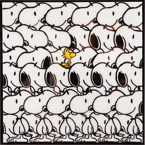 Snoopy, Popart, Streetart, Abstractart, Acrylicpainting, Resinart by michael pfannschmidt, Painting for Sale on Singulart
