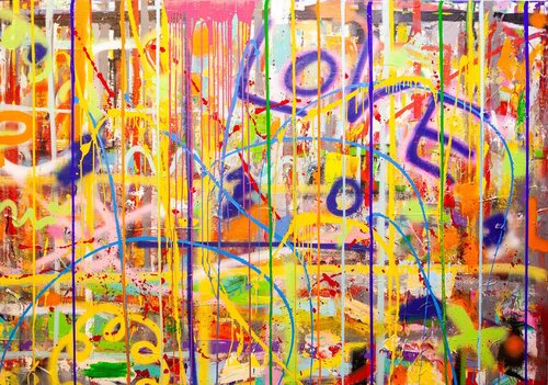 Abstraktes Gemälde by michael pfannschmidt, Painting for Sale on Singulart