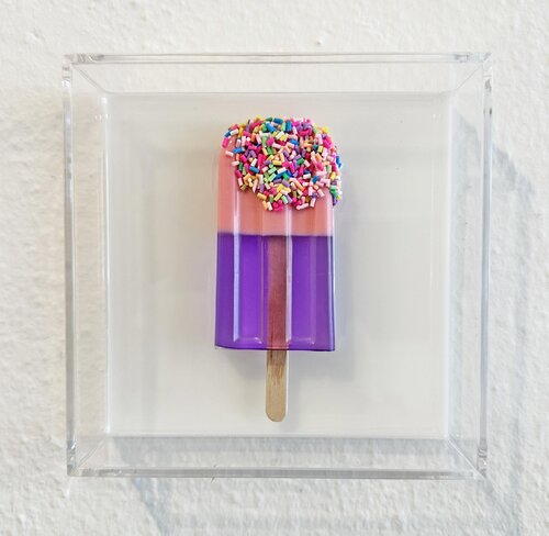 Gemälde, Pop Art, Abstrakt, Unikat. Eis am Stiel michael pfannschmidt