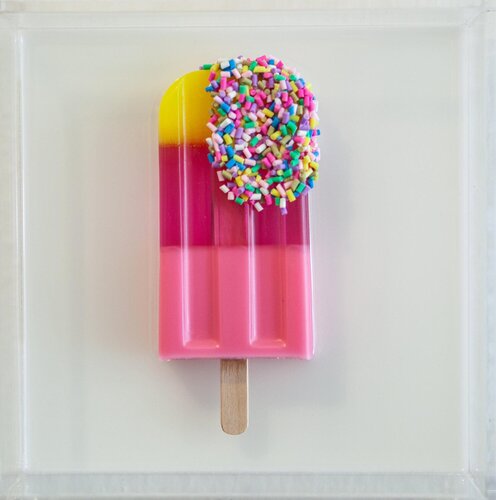 Gemälde, Pop Art, Abstrakt, Unikat. Eis am Stiel michael pfannschmidt