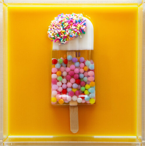 Eis am Stiel, pop art by michael pfannschmidt, Painting for Sale on Singulart