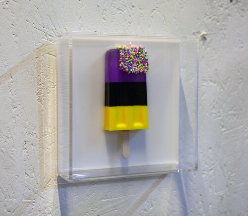 Eis am Stiel, pop art by michael pfannschmidt, Painting for Sale on Singulart