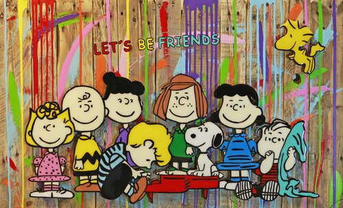 LET'S BE FRIENDS by michael pfannschmidt, Painting for Sale on Singulart