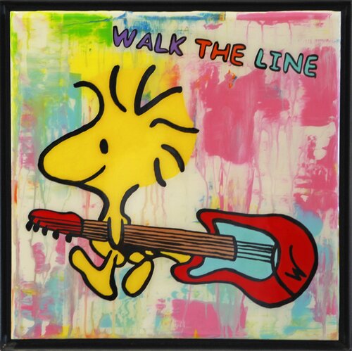 Woodstock, WALK THE LINE, Popart, Streetart, Abstractart, Acrylicpainting, Resinart by michael pfannschmidt, Painting for Sale on Singulart