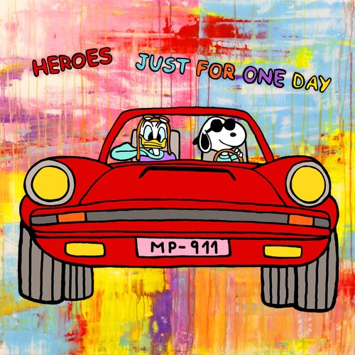 HEROES JUST FOR ONE DAY by michael pfannschmidt, Print for Sale on Singulart