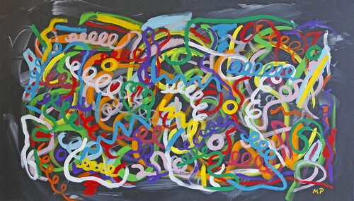 Abstraktes Gemälde by michael pfannschmidt, Painting for Sale on Singulart