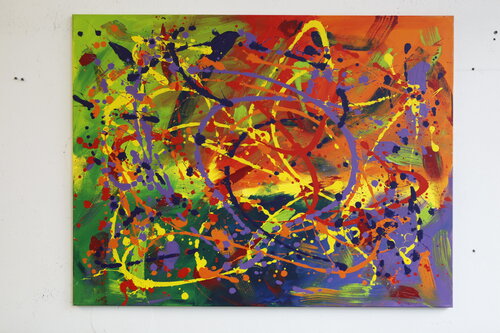 Abstraktes Gemälde by michael pfannschmidt, Painting for Sale on Singulart