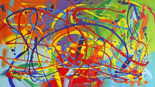 Abstraktes Gemälde by michael pfannschmidt, Painting for Sale on Singulart