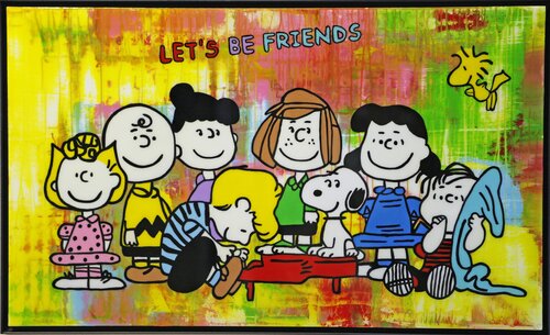 LET'S BE FRIENDS by michael pfannschmidt, Painting for Sale on Singulart